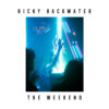 Single artwork with a female night clubber in a nightclub wirg with Ricky Backwater and The Weekend in black text.